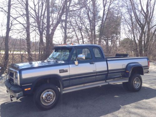 Dodge ram 350 le 4x4 legendary 12 valve 5.9l cummins turbo diesel no reserve