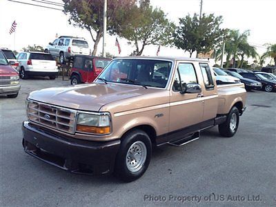 1994 ford f150 xlt flare side clean carfax 5.0 v8 florida truck limited rare