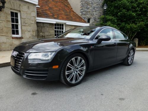 2012 audi a7 3.0t..nav,backup cam, sat radio, htd seats &amp; more 1 owner, warranty