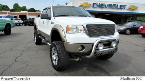 2006 ford f-150 king ranch lifted 4x4 trucks monster trucks automatic crew cab