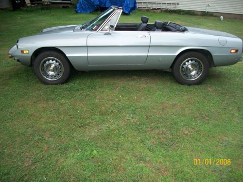 1977 alfa romeo spider in excellent condition - true survivor like mbg &amp; triumph