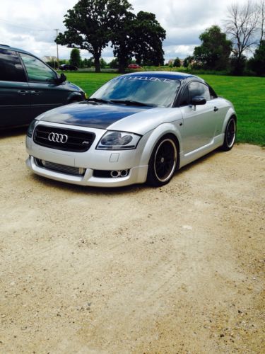 Audi tt sleek mods s-line carbon fiber borla koni garrett turbo 30psi 400hp