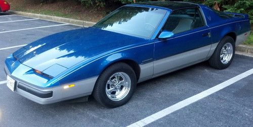 1986 pontiac firebird only 18k original miles!! t-tops, cragars!