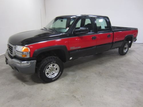 05 gmc sierra 2500 hd 6.6l v8 turbo diesel crew long auto 4x4 new injectors 80pi