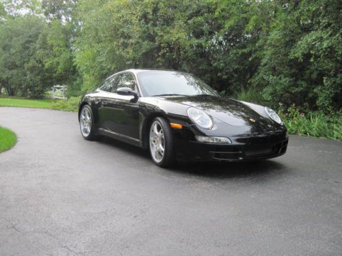 2005 porsche carrera  s coupe 3.8 auto  black/black  $28k factory opts. ceramic