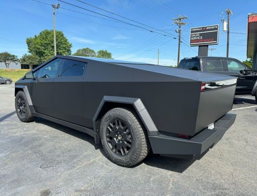 2024 tesla cybertruck wrapped 3m matte black