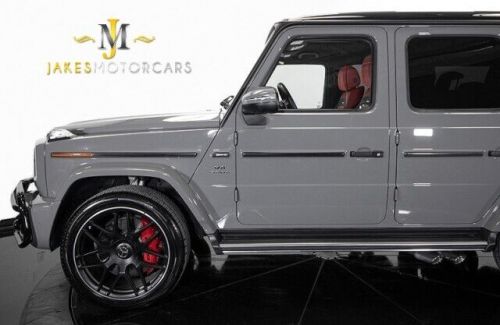 2021 mercedes-benz g-class g63 amg~arabian grey/ red~warranty to feb 2026