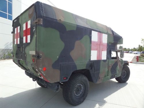 2001 am general m997a2 4-litter ambulance 4x4 hmmwv military