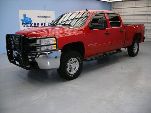 We finance!!!  2007 silverado 2500hd auto crew lt duramax allison 4x4 z71 brush!