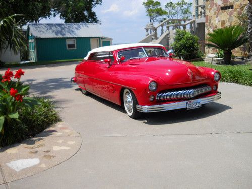 1950 mercury monterey custom convertable ground up restoration,suicide doors