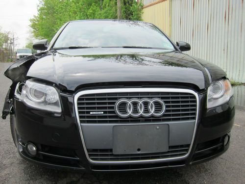 Audi a4 2007 repairable salvage immaculate 2.0 turbo quattro black