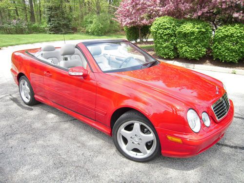 2000 mercedes-benz clk 430 convertible 7113 original miles showroom condition