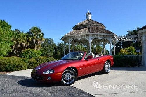 2002 jaguar xk8 convertible**pwr top**1 owner**low miles**burl walnut**