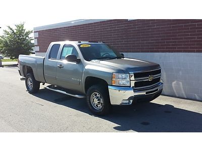 110k miles diesel 2500 hd allison duramax black silver white 4x4 4wd extended