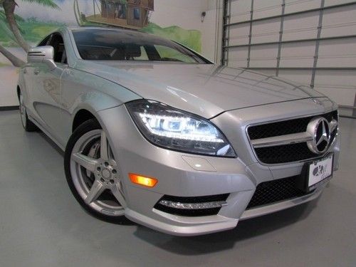 2012 mercedes cls-550,silver,amg full pckg,rear spoiler,1 owner,like new !