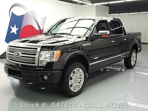 2012 ford f150 4x4 platinum ecoboost sunroof nav 16k mi texas direct auto