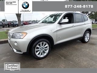 Cpo certified x3 28i convenience premium reverse cam pdc enhanced bluetooth awd