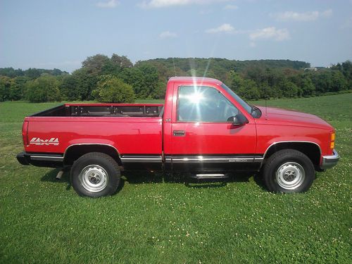 97' gmc sierra sle 1500 short-bed 4x4*runs good*new tires* silverado/s10/f-150