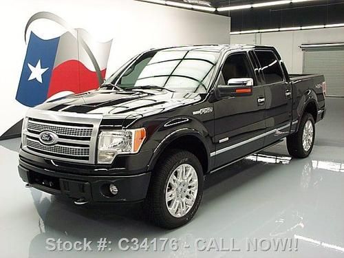 2012 ford f-150 4x4 platinum ecoboost sunroof nav 20's! texas direct auto