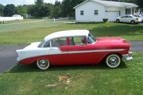 1956 chevrolet belair 4 door sedan