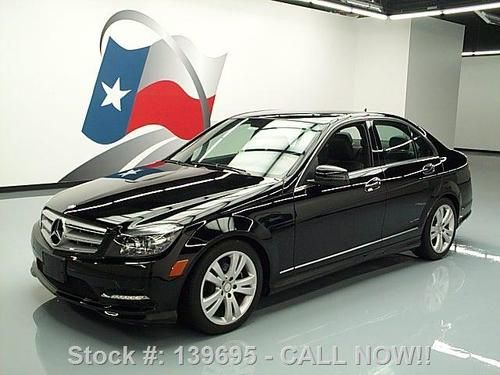 2011 mercedes-benz c300 awd sport sunroof nav 12k miles texas direct auto