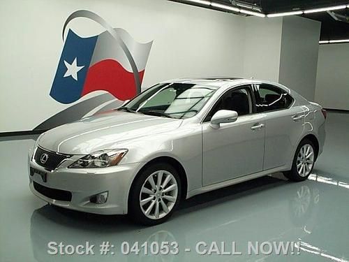 2010 lexus is 250 awd auto sunroof nav rear cam 23k mi texas direct auto