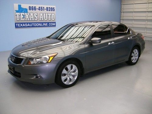 We finance!!!  2010 honda accord ex-l sedan roof heated leather 1 own texas auto