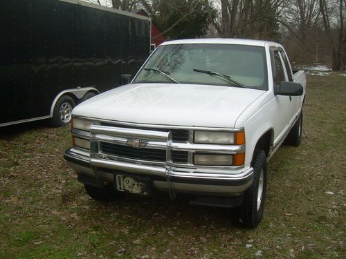 1997 chevrolet k1500 silverado extended cab pickup 3-door 5.7l no reserve!