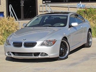 645ci w/ sport package navigation panoramic sunroof clean carfax