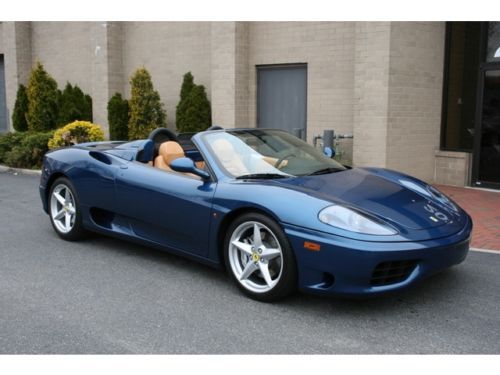 360 modena f1 spider - nart blue - 4,056k-1/owner miles