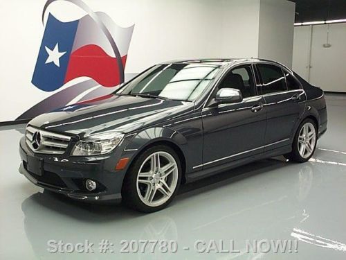 2009 mercedes-benz c300 sport p2 6-spd pan roof nav 45k texas direct auto