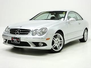 2009 mercedes-benz clk 550 v8 leather alloy amg smart key sunroof low miles