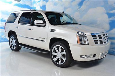 Cadillac escalade - awd - nav - navigation - dvd - sunroof - pearl white - 4x4