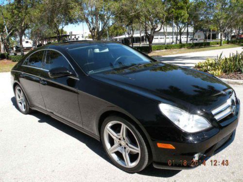 2010 mercedes cls 550, amg sport package, only 15,000 miles, black on black