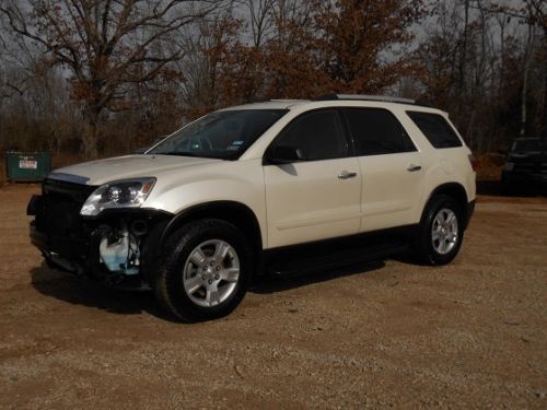 Pearl white, leather, 18&#034; wheels, low miles, salvage repairable light damage