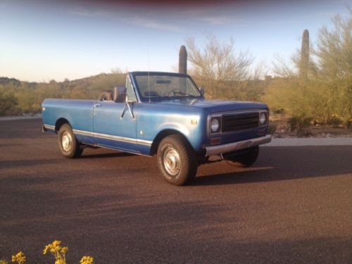 1976 international scout traveler v8 4x4 convertible ** no reserve**