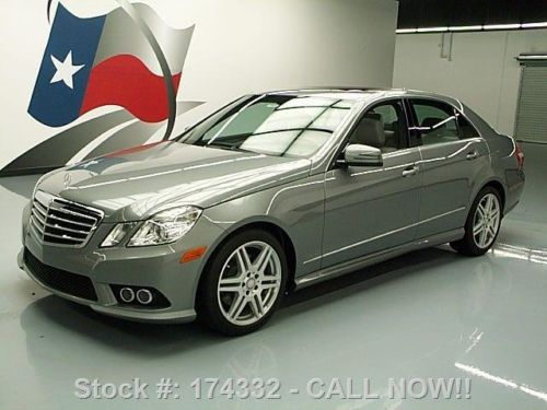 2010 mercedes-benz e350 sport p1 4matic awd sunroof 33k texas direct auto