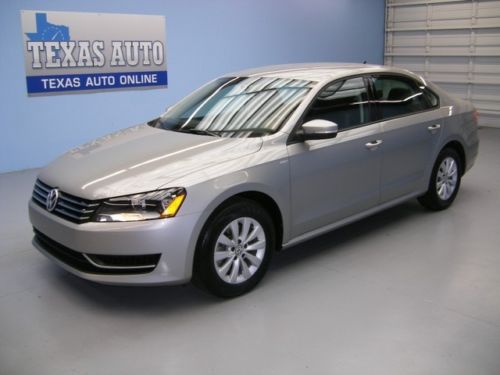 We finance!!!  2013 volkswagen passat s auto heated leather 4k miles texas auto