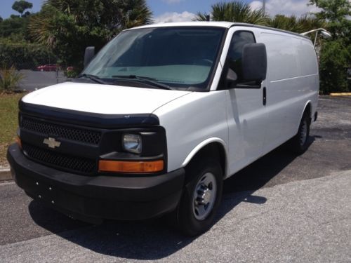 2009 chevrolet express 2500 cargo van w/ super nice shelving and partition wall