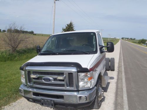 2009 ford e450 6.0 turbo diesel powerstoke 2wd dually cutaway