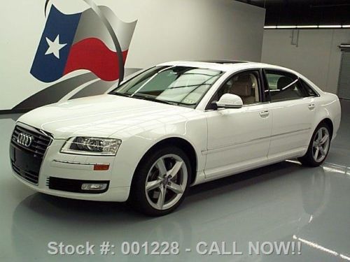 2008 audi a8 l quattro awd sunroof nav rear cam 16k mi texas direct auto