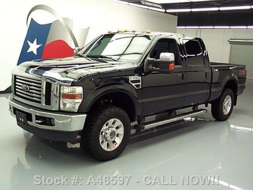 2010 ford f-250 lariat crew 4x4 fx4 sunroof htd leather texas direct auto