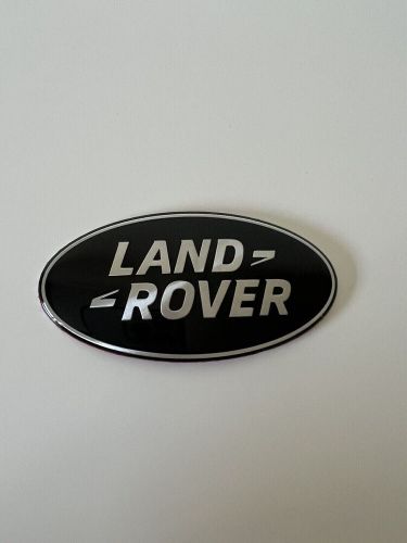 Land rover range rover grill badge black/silver aluminium 86mm dag500160