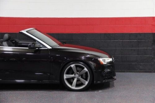 2014 audi rs5 convertible 2-owner 57,680 miles heated cooled seats serviced