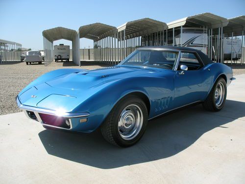 1968 corvette roadster hardtop big block 4 speed sharp!