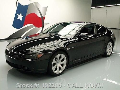 2005 bmw 645ci coupe sport htd seats sunroof nav 60k mi texas direct auto