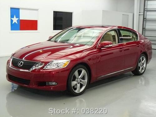 2008 lexus gs 350 climate leather sunroof nav 18's 19k  texas direct auto