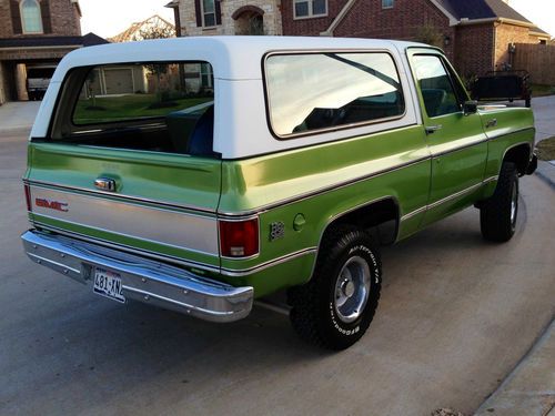 1976 gmc jimmy high sierra 49,5xx original vehicle &amp; miles 400 ci auto ps pb ac