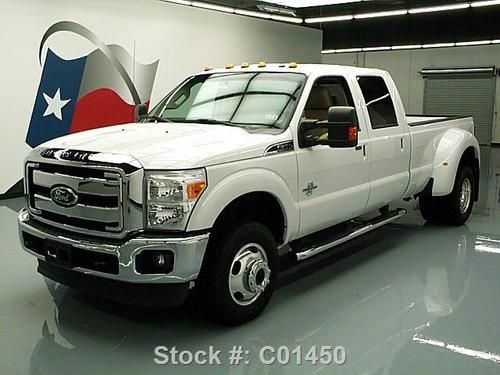 Sell Used 2011 Ford F 350 4x4 Lariat Crew Diesel Rear Cam Tow 12k Texas Direct Auto In Stafford 