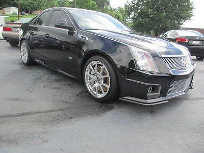 2013 cadillac cts-v black sport sedan 556hp